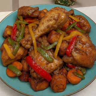 Poulet Sauté + Attiéké