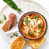 2508 Пържени домати и яйца (500г)