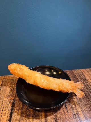 Gamberi in tempura alla piastra 4 pezzi