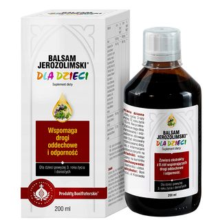 Balsam Jerozolimski dla dzieci 200 ml Produkty Bonifraterskie