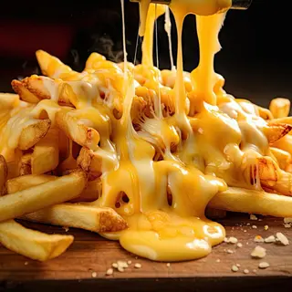 Patatas fritas con Queso