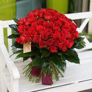 Gran bouquet 25 rosas rojas