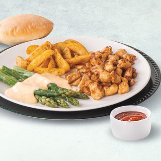 Shoarma ze szparagami