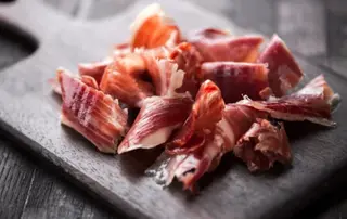 Ración de jamón ibérico