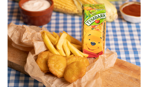 9 Nuggetsów z frytkami i soczkiem