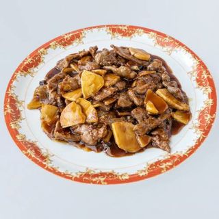 Ternera Con Bambú Y Setas