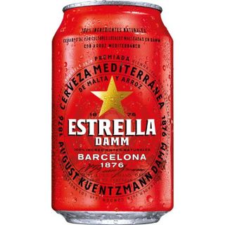 Estrella Damm Cerveza Lata 33cl