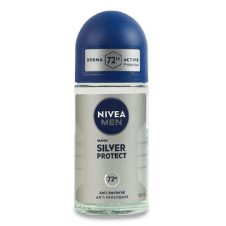 Дезодорант кульковий Nivea Men «Срібний захист» антиперспірант (50мл)