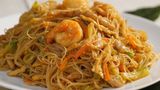 Fideos con Gambas