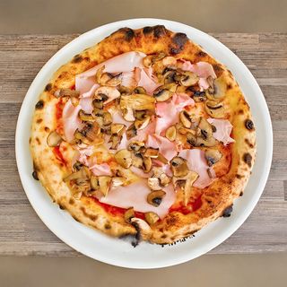 Prosciutto cotto e funghi