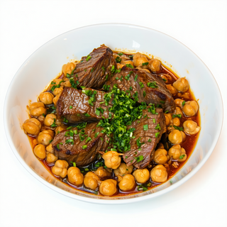 Patas de ternera con garbanzo