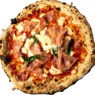 MARGHERITA CON PROSCIUTTO COTTO