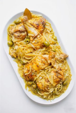 1/4Poulet Yassa