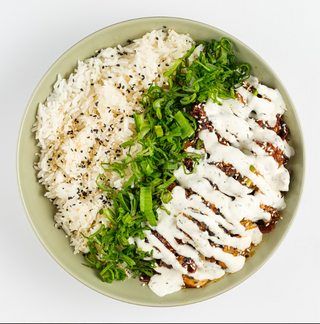 Teriyaki fried beed i Coca cola gratis