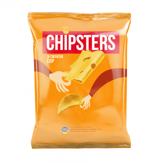 CHIPSTERS o smaku sera 60g