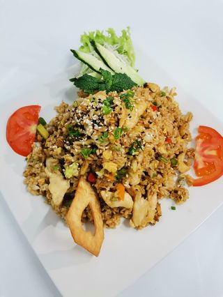 D2C Arroz con pollo, verduras y huevo