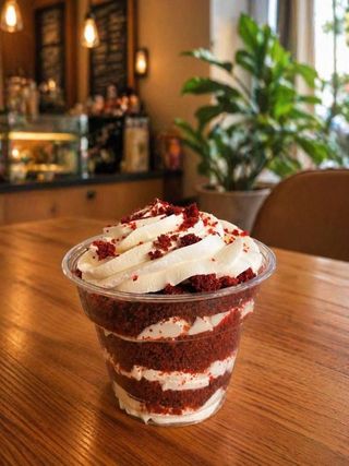 Desert in pahar red velvet 1/40