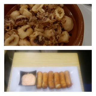 Combo Calamares y tequeños