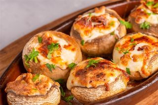 Запечённые шампиньоны