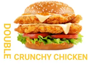 Double Crunchy Chicken Burger  