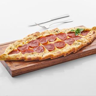 Turkish Pepperoni Pide