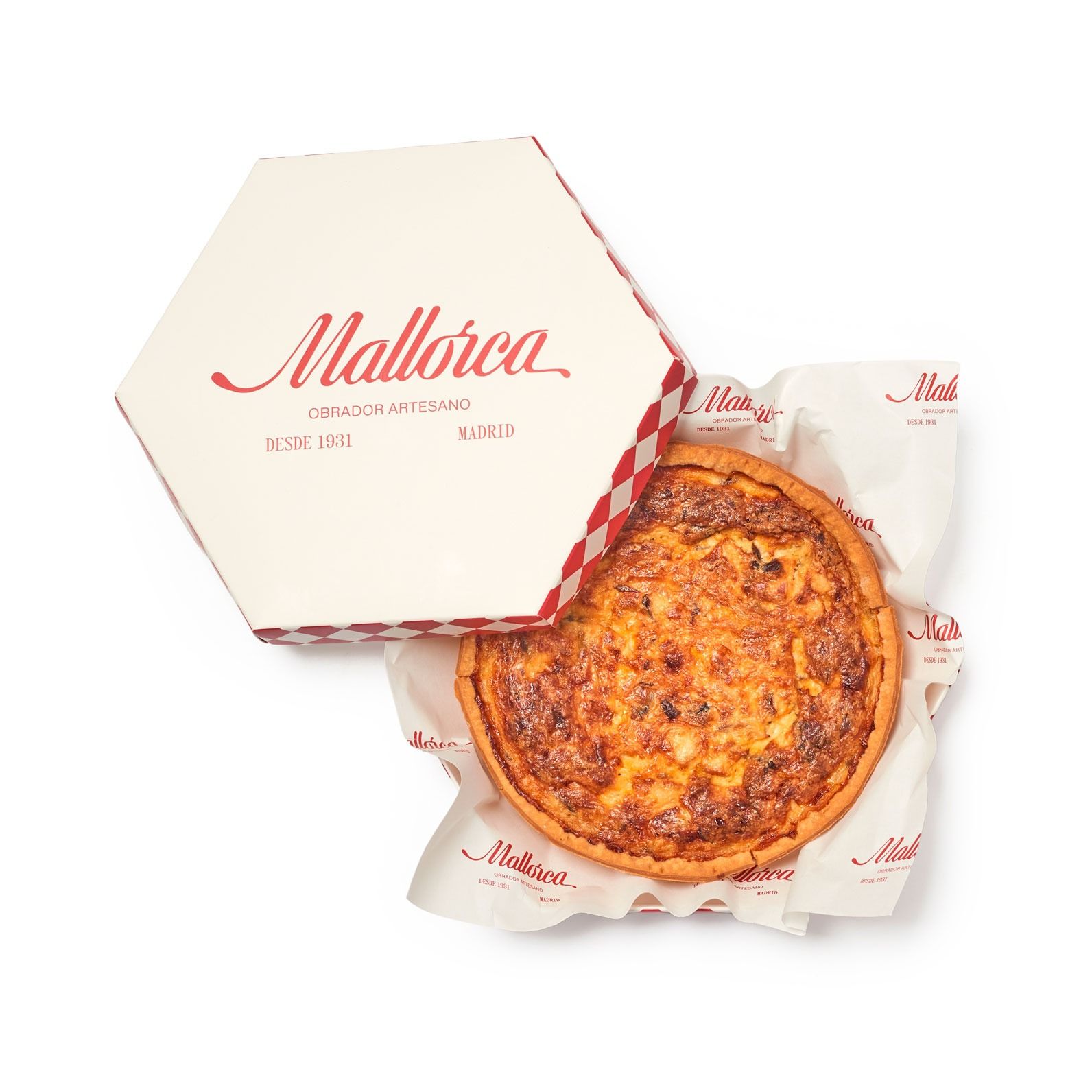 Quiche de setas y puerro