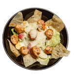 Салат "Павший цезарь с семгой"