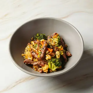 Wok de ternera