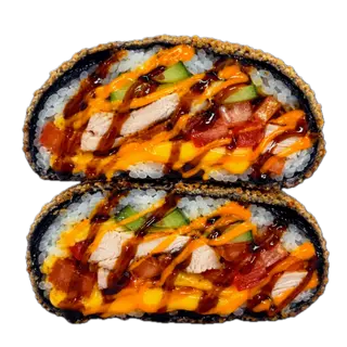 Burger sushi z Kurczakiem