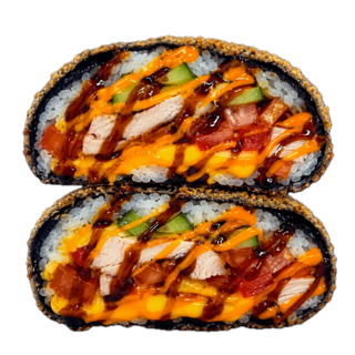 Burger sushi z Kurczakiem