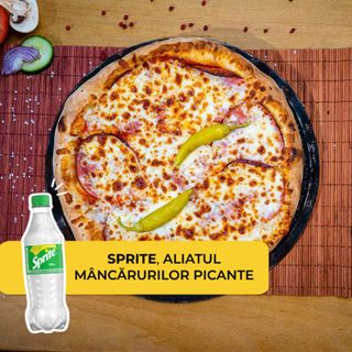 Sprite meniu cu Pizza Diavolo Ø 32cm