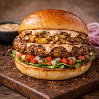 Kibanda Veggie Smash Burger