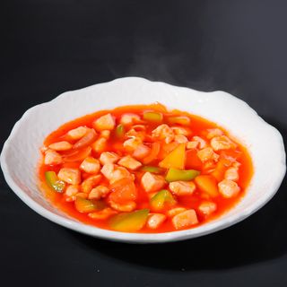 Pollo in salsa agrodolce