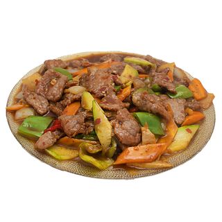 76. Телешко с люти чушки (800гр)