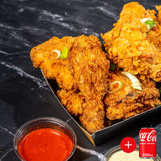 3 Pzs + Patatas + Bebida