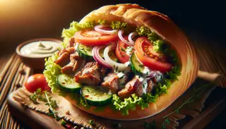 Kebab w bułce