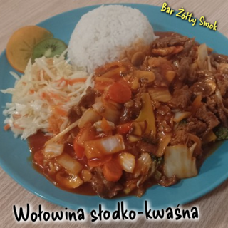 Wołowina w sosie słodko-kwaśnym