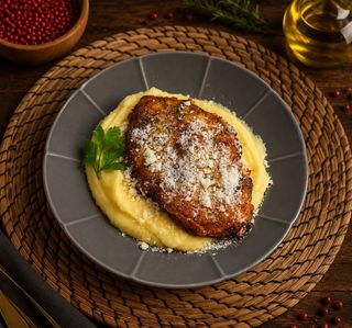 Pui gratinat