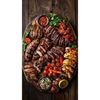Mixture of Bbq Grilled Platter 