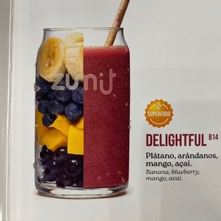 B14 plátano arándanos mango açai 