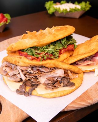 Bacon, radicchio, pomodoro e glassa