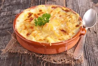 Gratin Aux Fruits De Mer au feu de bois 