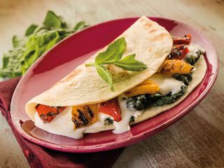 Piadina verdure grigliate, formaggio
