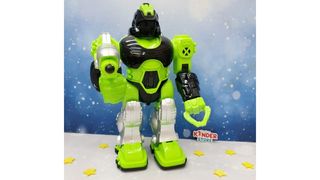 Робот салатово-черный (со звуком/светом)