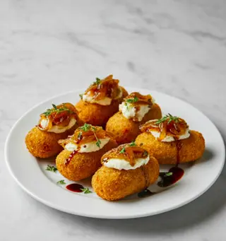 Ración De Croquetas De Queso Azul (8 Uds.)