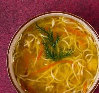 Суп лапша куриная