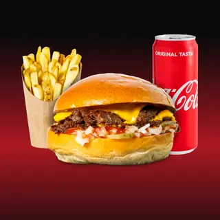 Meniu Double Smash Cheeseburger