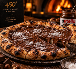 Pizza con Nutella 450°