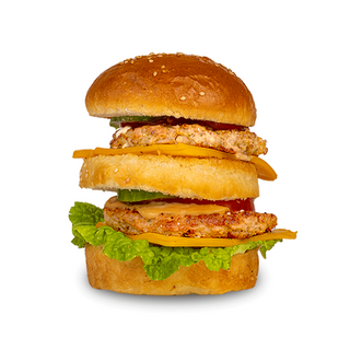 Бибиланч с куриной котлетой и сыром