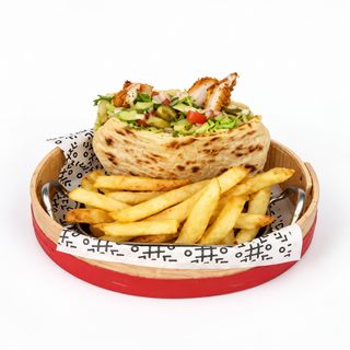 Batbout poulet crunchy